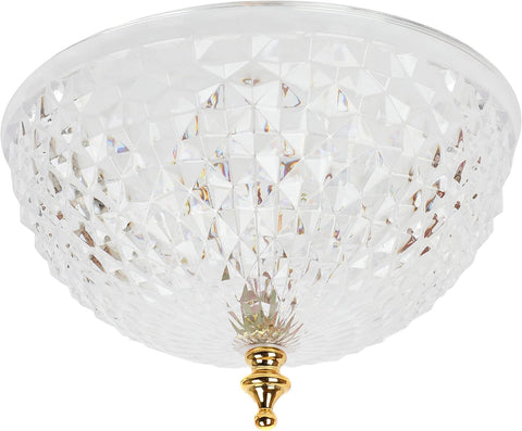 Trenton Gifts elegant clip-on light cover in clear acrylic adding brightness to a room