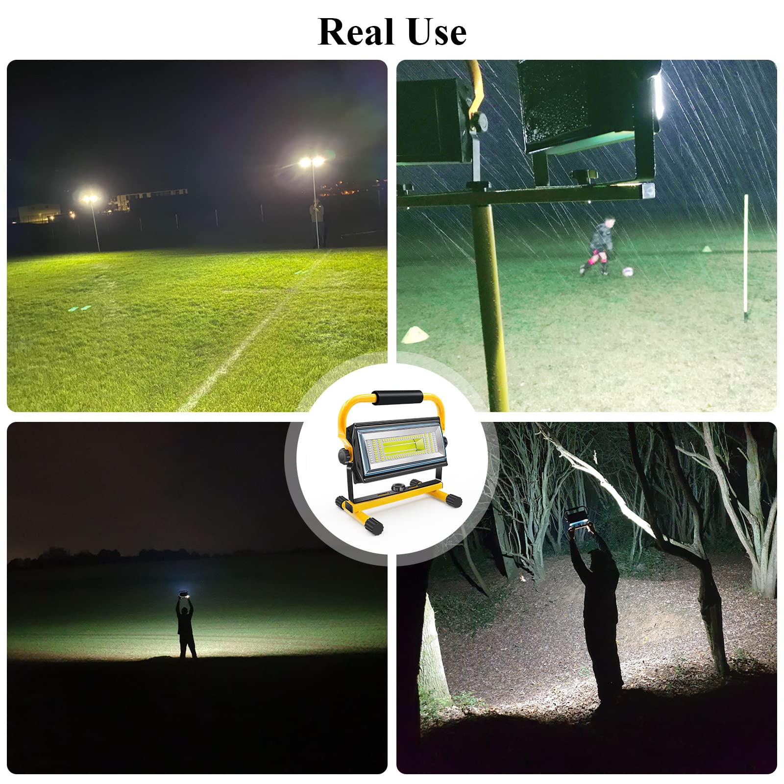 Tresda bright flood light aids car repairs and garage tasks