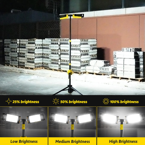 Tresda premium dual-head construction with aluminum stand for durability on job sites