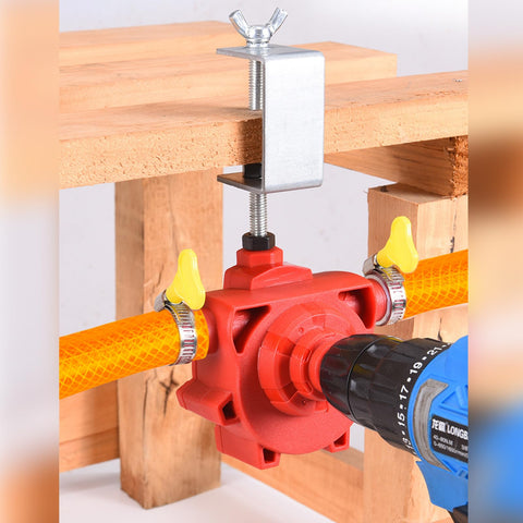 TRESSON uses 20 mm suction hose for secure intake.