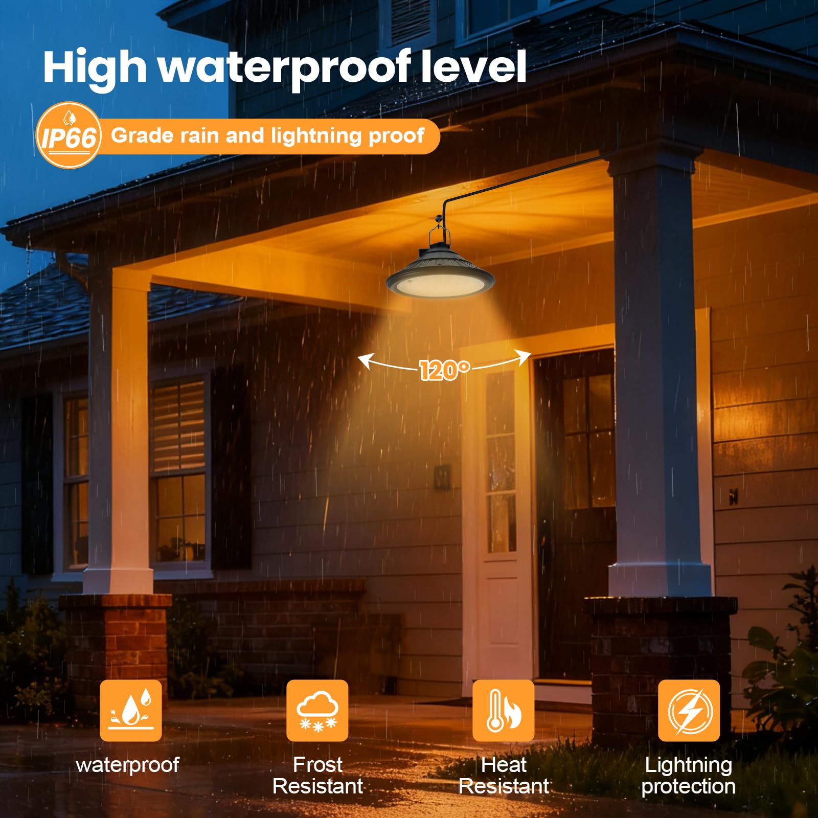 TREVIONE three modes and four brightness levels adapt to outdoor tasks.