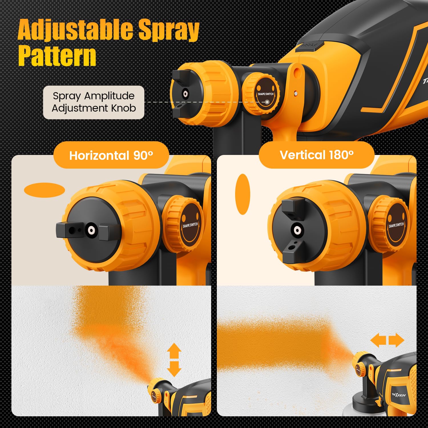 TREXEEN copper nozzle set enabling smooth spray and longer nozzle life