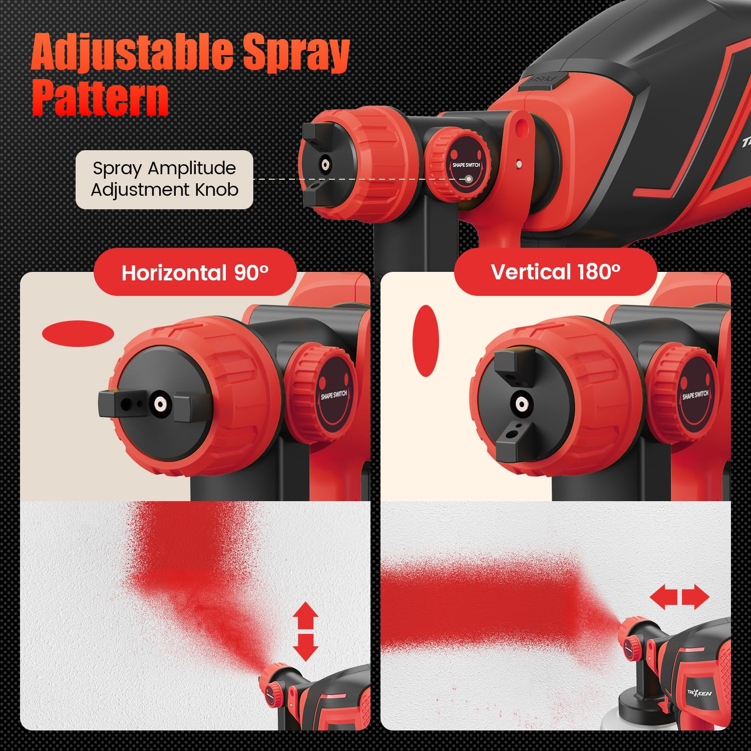 TREXEEN copper nozzles set for durable spray patterns across surfaces