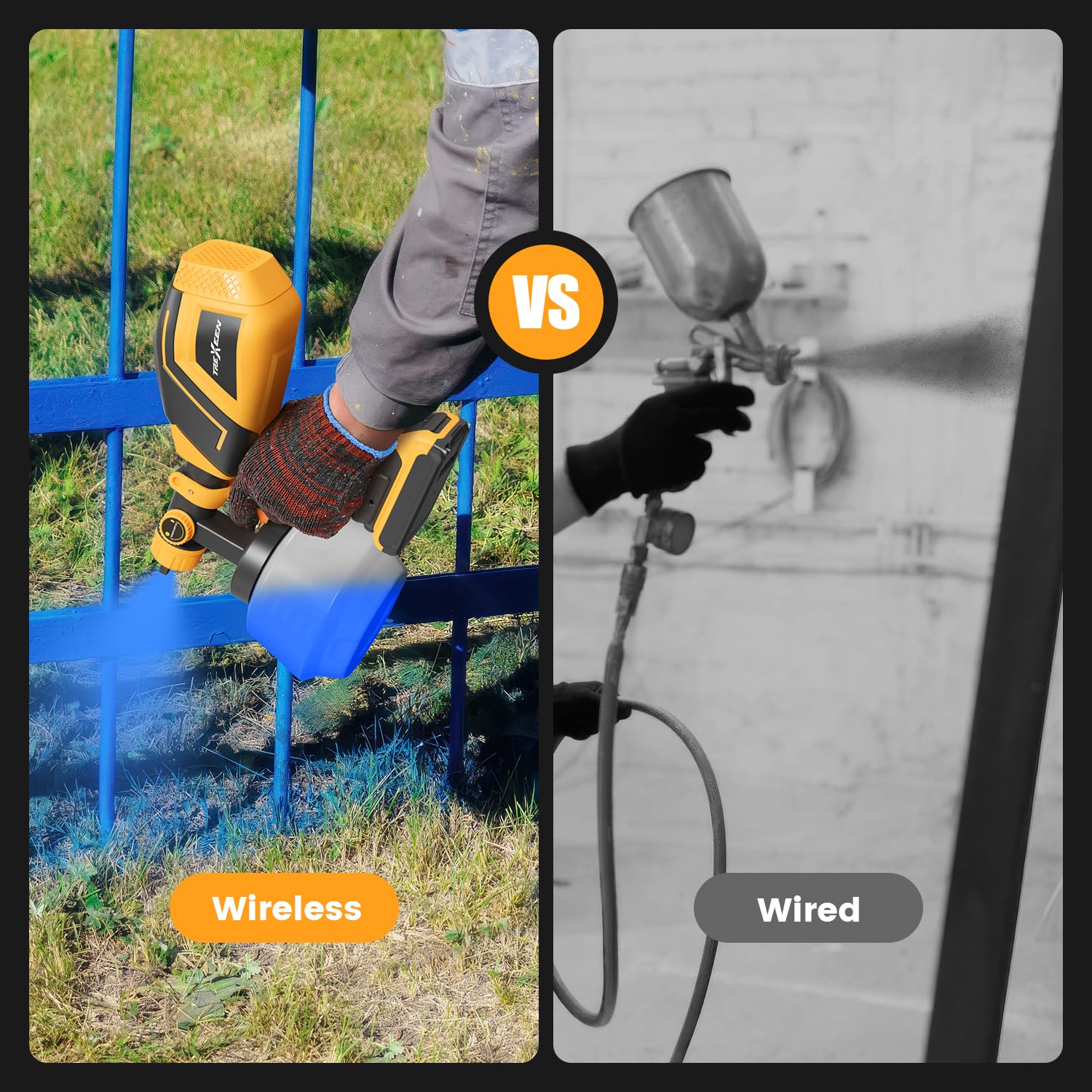 TREXEEN versatile spray tool suitable for renovations, furniture, and vehicle painting