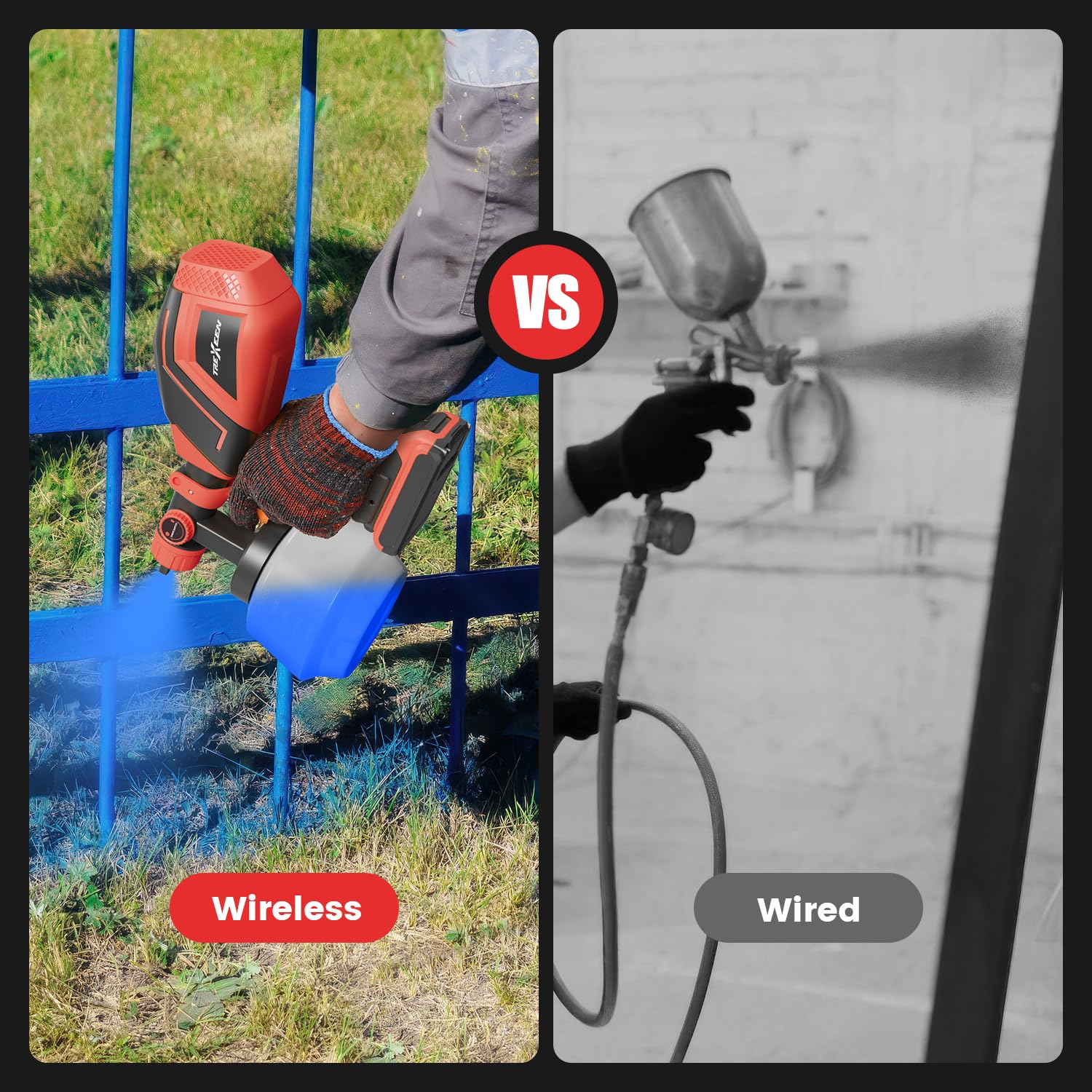 TREXEEN versatile sprayer suitable for home renovations and car painting