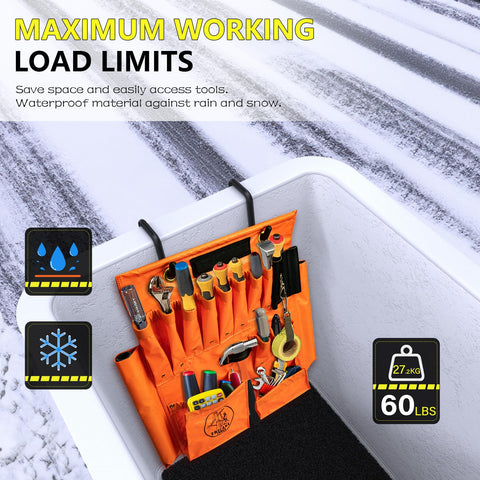 Tricana Lineman Tool Board made with heavy-duty weatherproof vinyl
