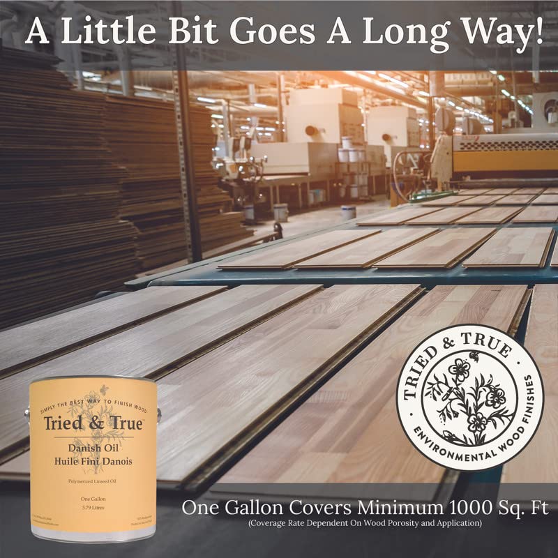 Tried & True Original Wood Finish application wipe demonstrates simple one-step coverage.