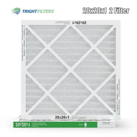 TRIGHTFILTERS 20x20x1 0-79in thick frame supports compact, stable installation