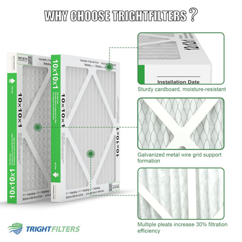 TRIGHTFILTERS traps 92% of particles near 0.5 microns for cleaner air