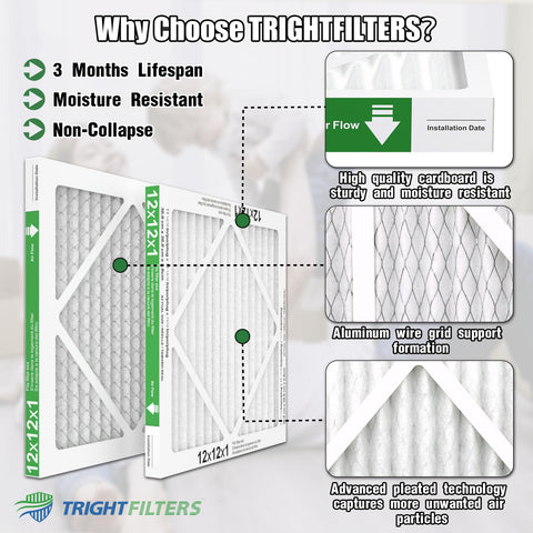TRIGHTFILTERS installation view demonstrating simple slide-in replacement.