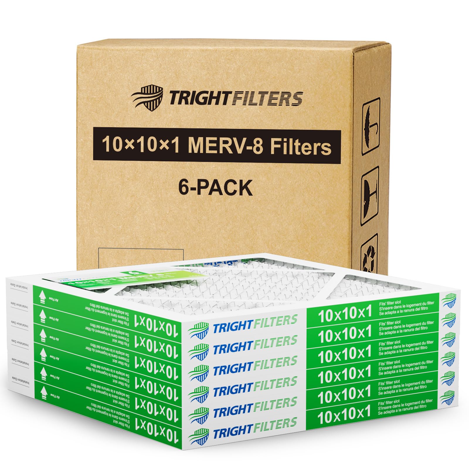 TRIGHTFILTERS six-pack provides ongoing supply for multiple rooms or units