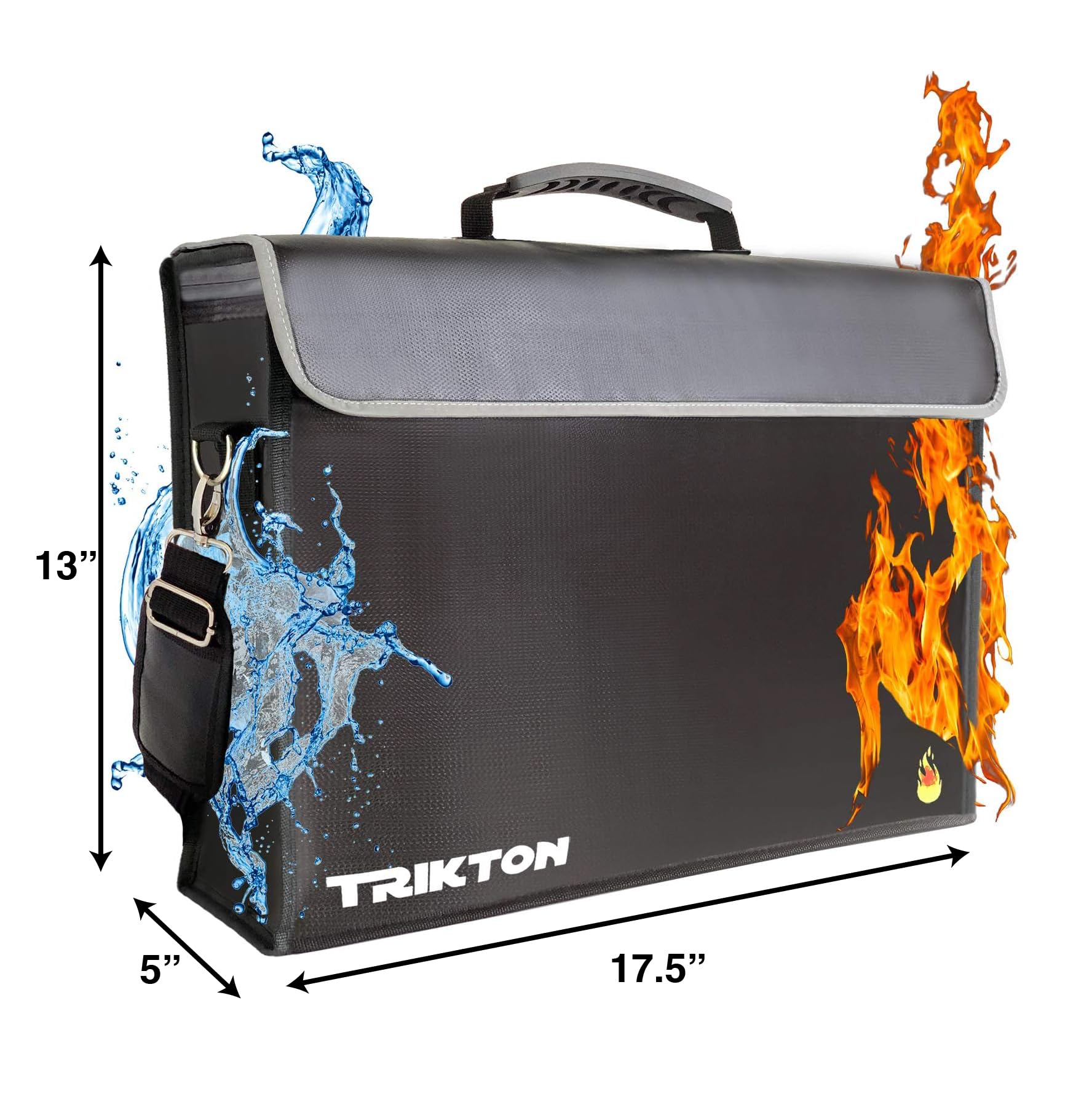 TRIKTON fireproof bag XXL high-vis border aids night retrieval.