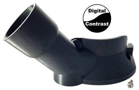 Trim Router Hose Adapter on DWP611 with 36mm hose for flexible use.