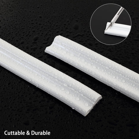 Trimold waterproof and easy to clean PVC trim in high-traffic areas.