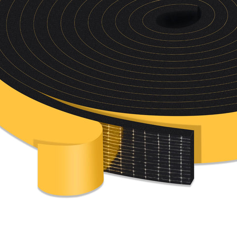 Trisiki weather strip roll close-up showing grid adhesive for strong grip