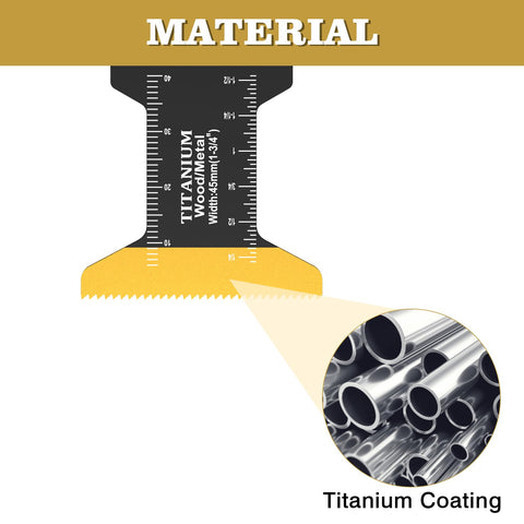 Trivd Frol 1-3/4 inch titanium blade handles tougher materials.