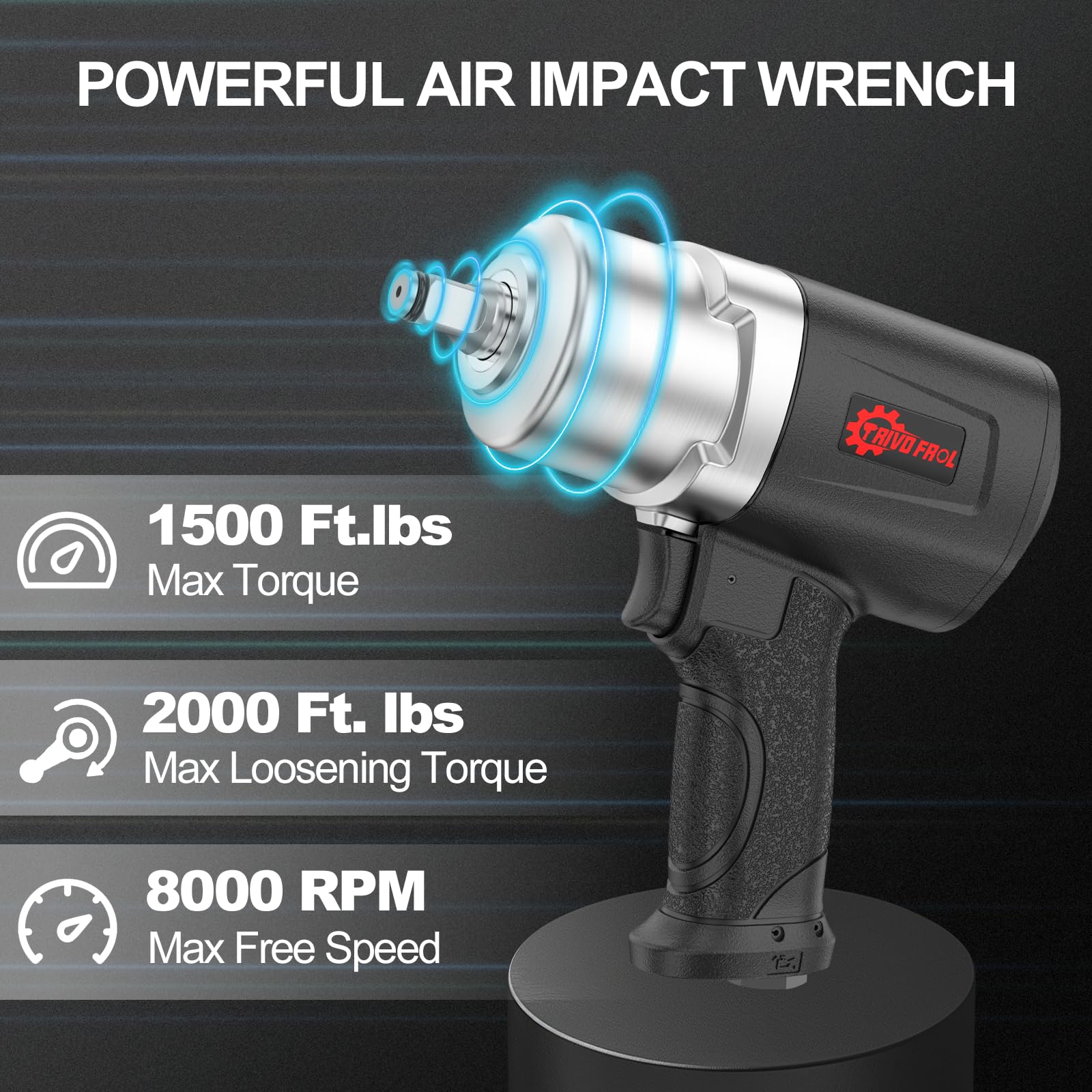 Ergonomic, compact design reduces wrist fatigue during long repair jobs