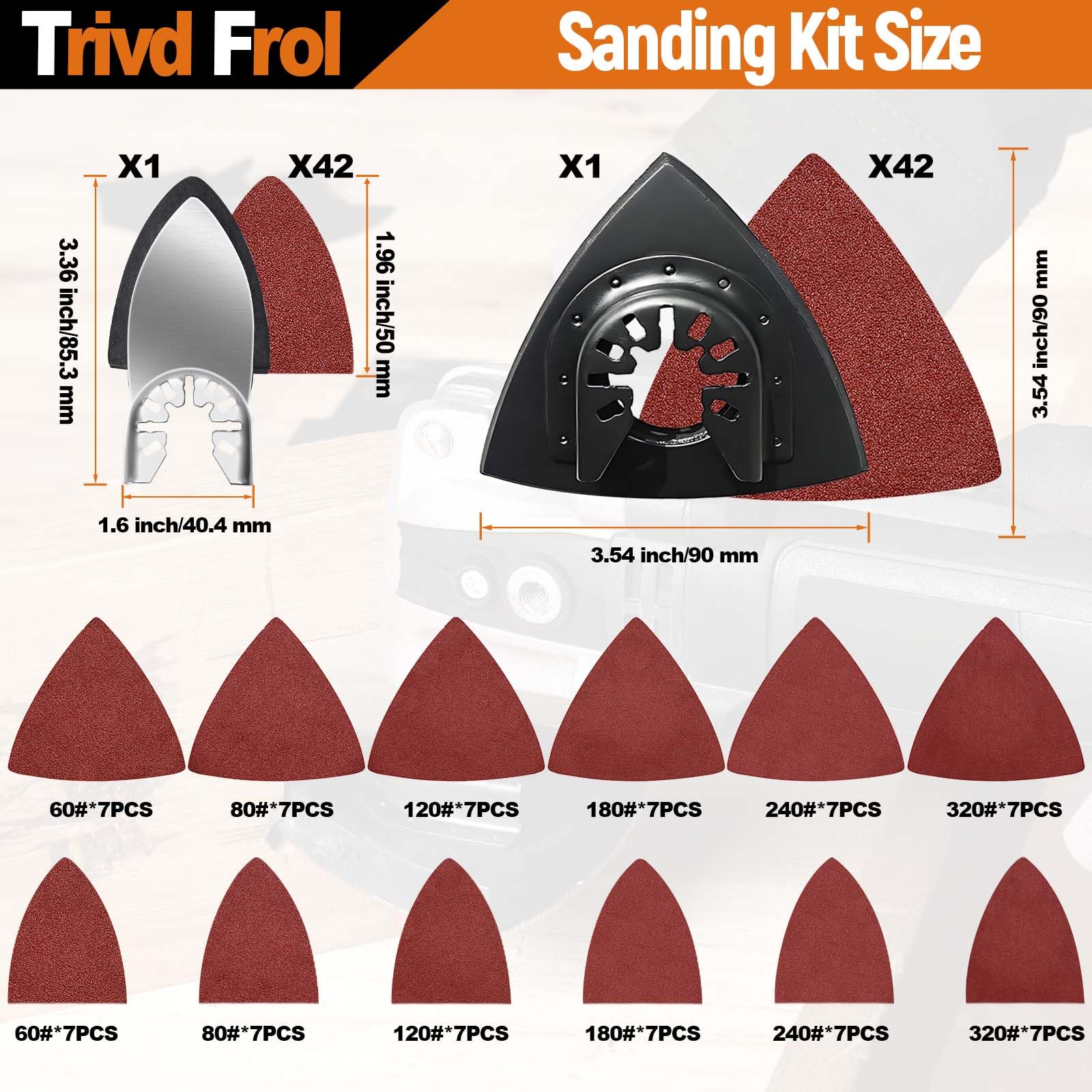 Curved-edge oscillating blade by Trivd Frol for precise cuts with less vibration.