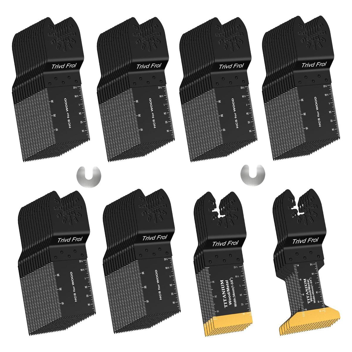 Trivd Frol oscillating blades universal fit for fast, clean wood cuts