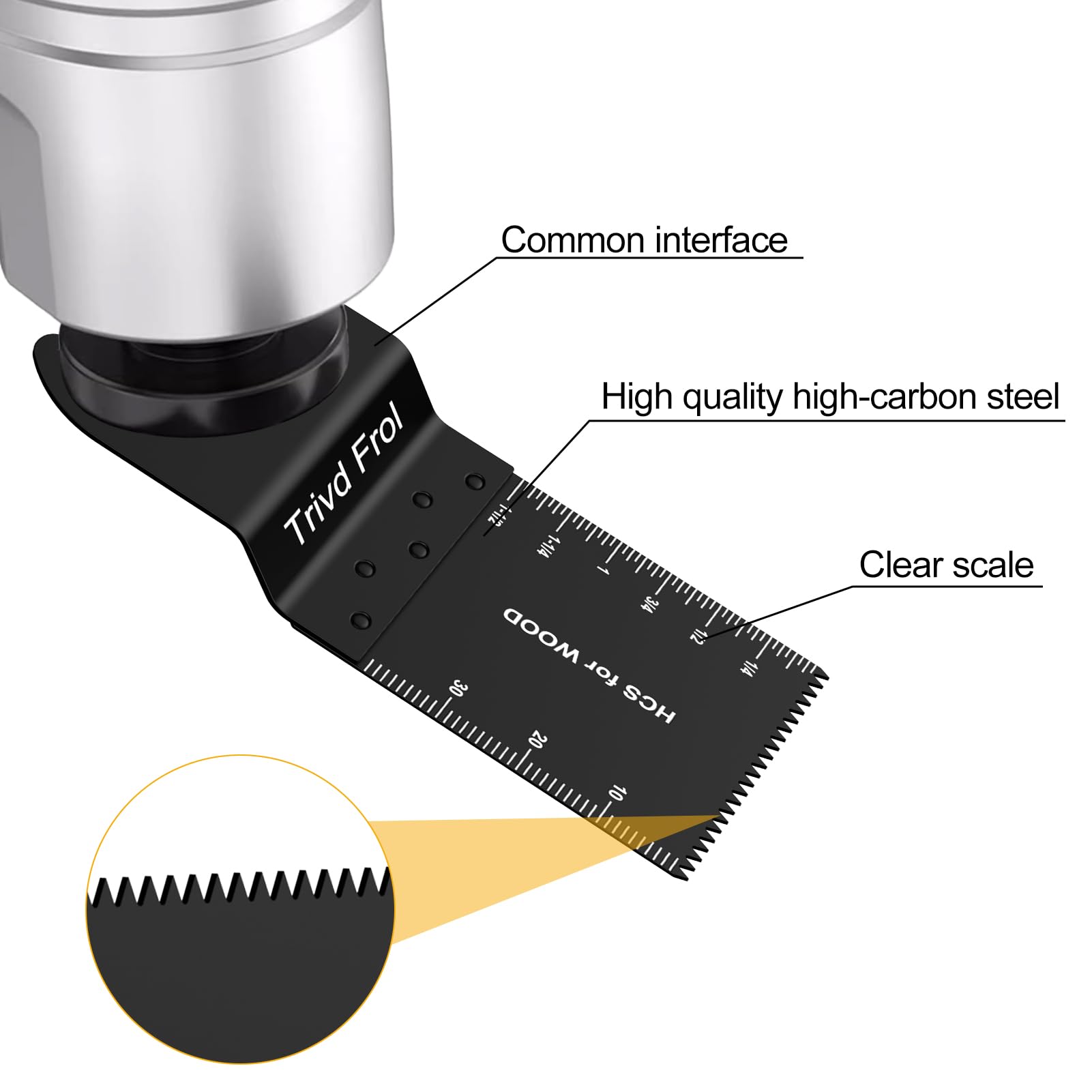 Trivd Frol precision-cut design with length markers