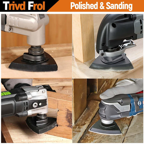 Trivd Frol universal interface compatibility with most oscillating tools.