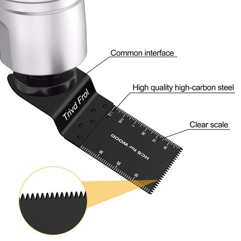 Trivd Frol wavy tooth design delivers faster, cleaner cuts.