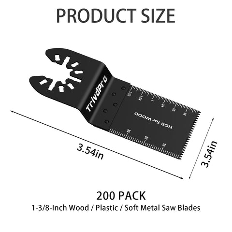 TrivdPro universal fit blades for popular tools, versatile for remodeling tasks.