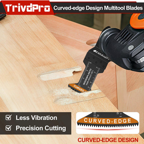 TrivdPro universal interface close-up emphasizes compatibility with most oscillating tools.