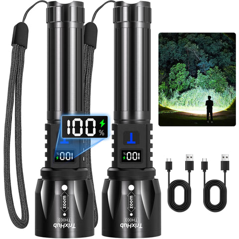 TrixHub flashlight front view for outdoor use