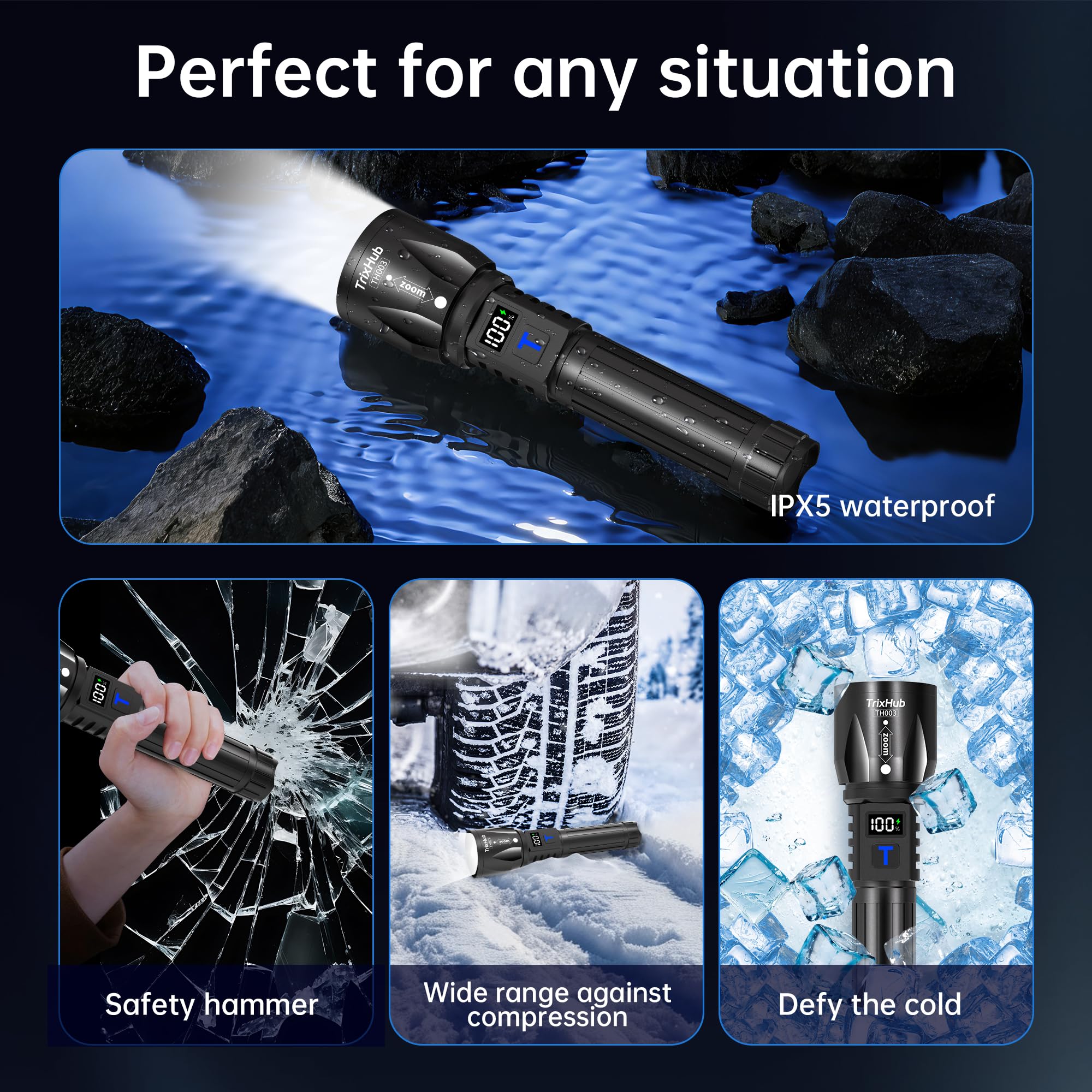 TrixHub flashlight gift-ready packaging suitable for gifting