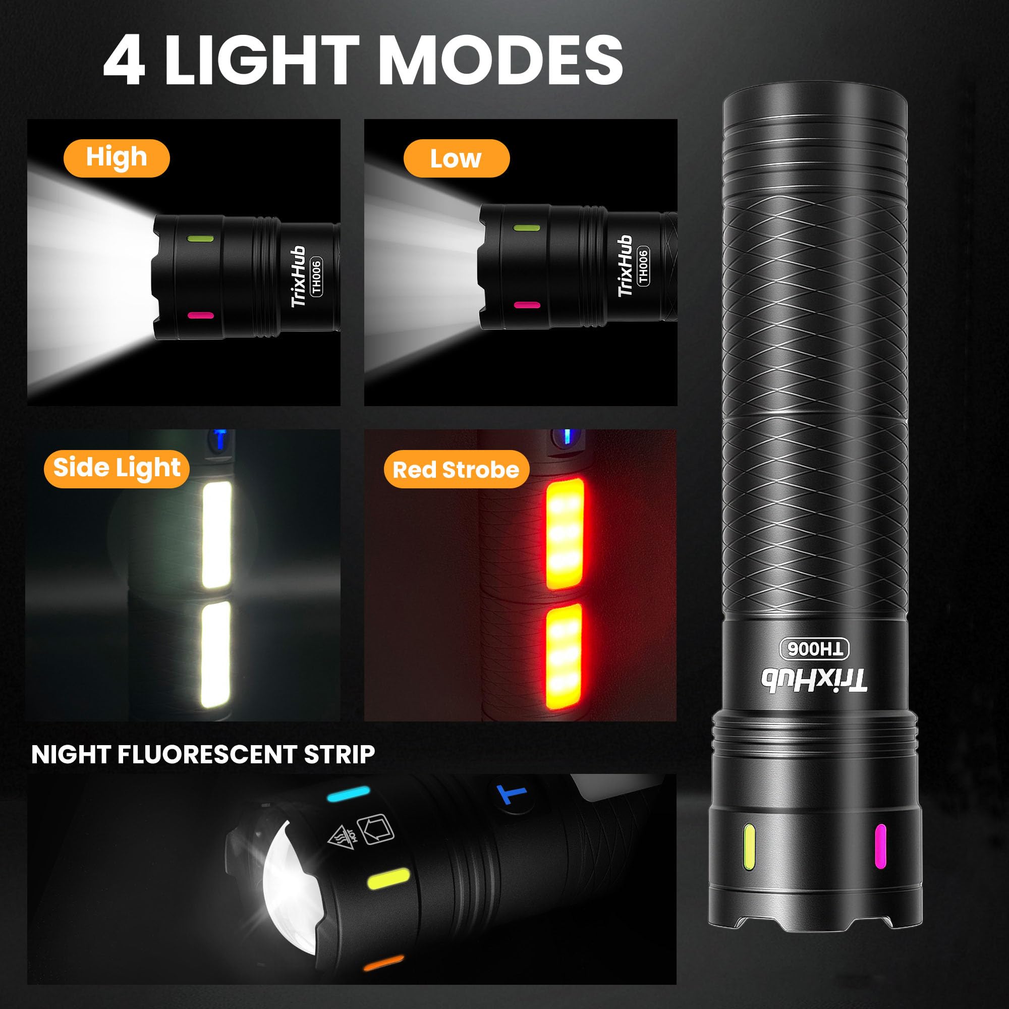 TrixHub TH006 side view with mode switch for versatile operation.