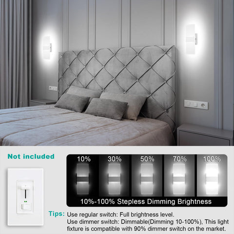 TRLIFE wall sconce 4CCT switch illustration