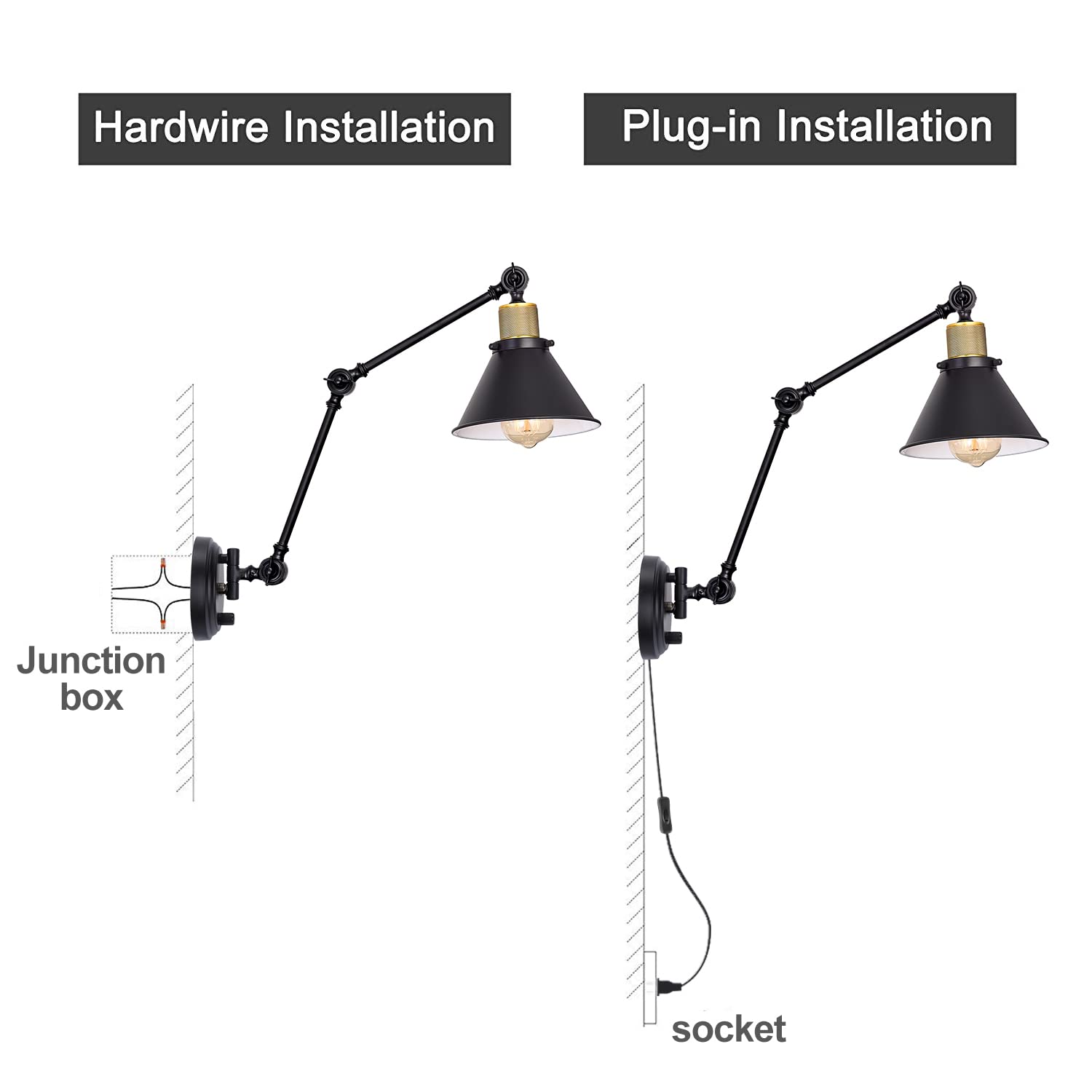 TRLIFE hardwired option available for permanent mounting