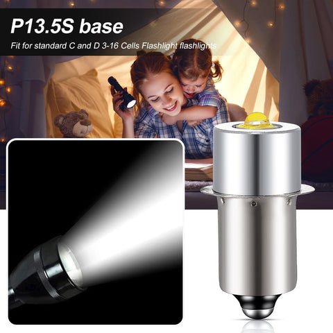 TRLIFE Maglight LED bulb delivers over 200 lumens for clear illumination.
