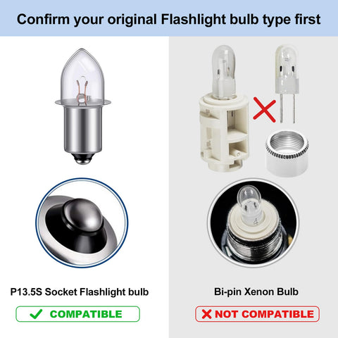 TRLIFE Maglight LED bulb mounted in a Maglight flashlight.