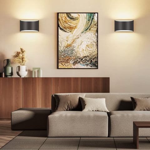 TRLIFE frosted-top wall sconce glow for comfortable ambience