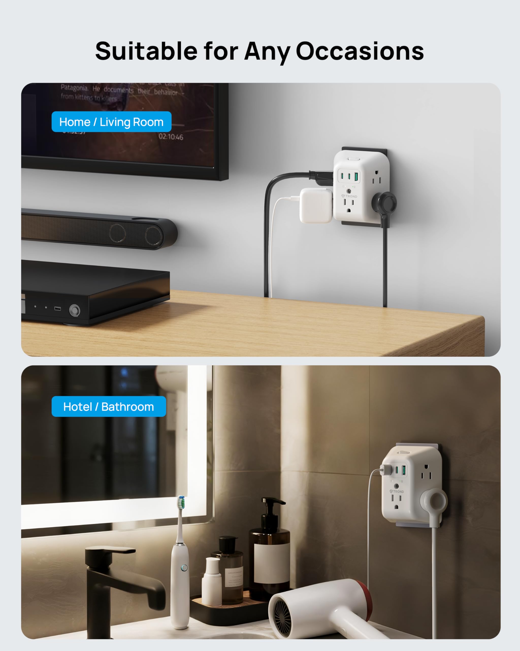 TROND daily-use durable power solution suitable for home, office, or dorm