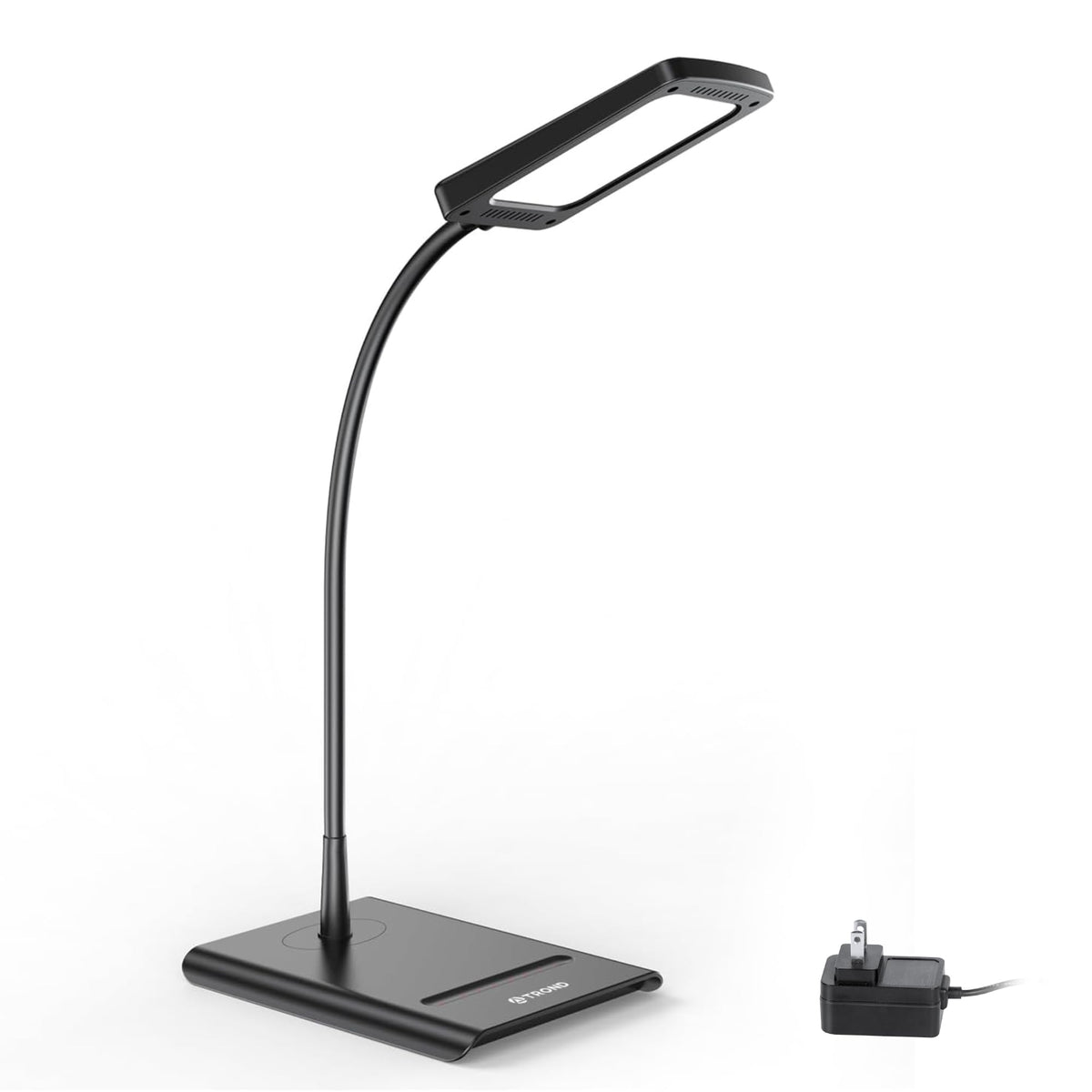 TROND Desk Lamp base and gooseneck adjustable for precise lighting