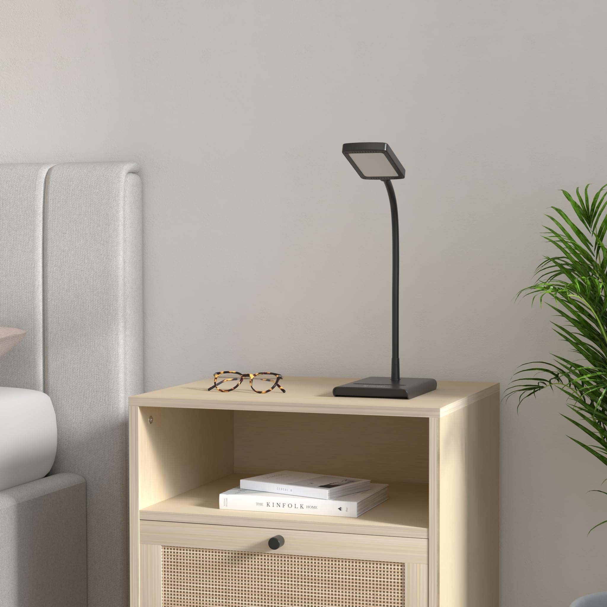 TROND Desk Lamp touch control panel for quick, personalized brightness