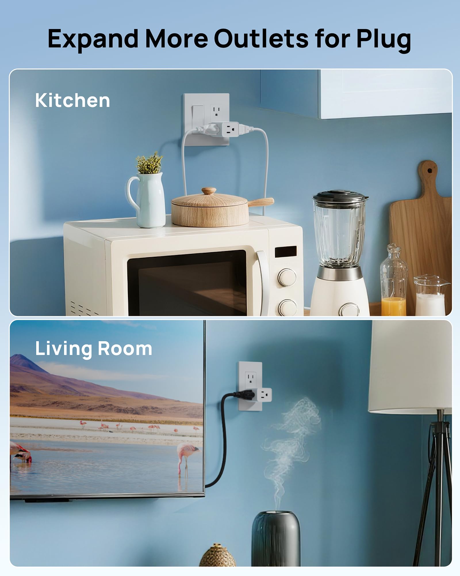 TROND dorm room setup with multiple devices charging