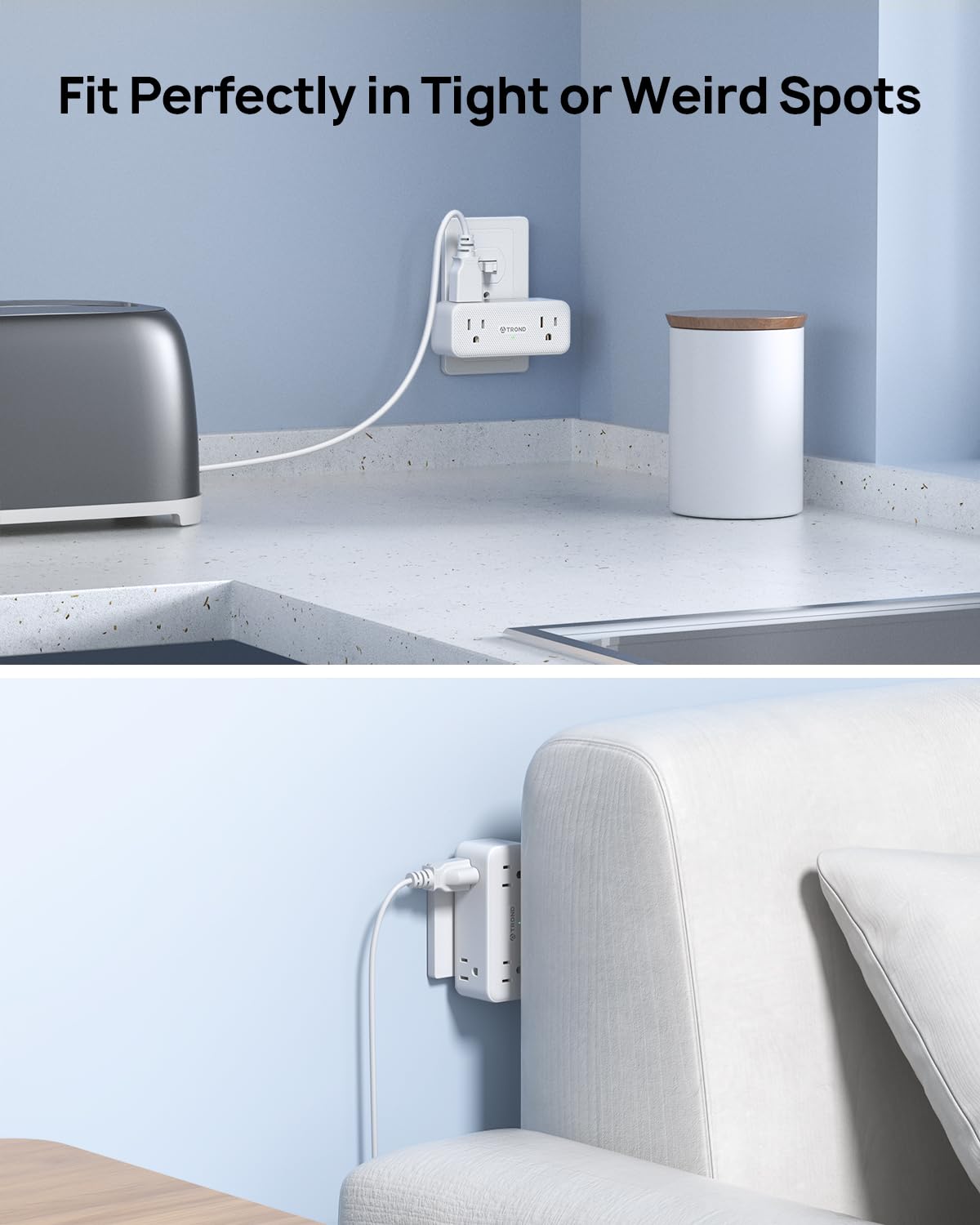 TROND flame-retardant casing enhances durability and safety.