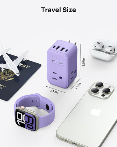 Horizontal and vertical receptacle compatibility with TROND for easy placement.