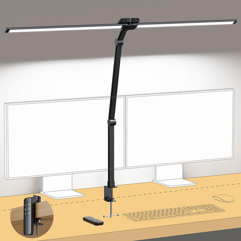 TROND LED Desk Lamp with clip-on design for flexible home office lighting