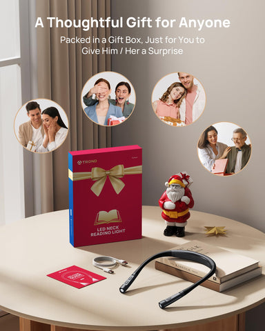 TROND gift-ready packaging makes this reading light a thoughtful present.