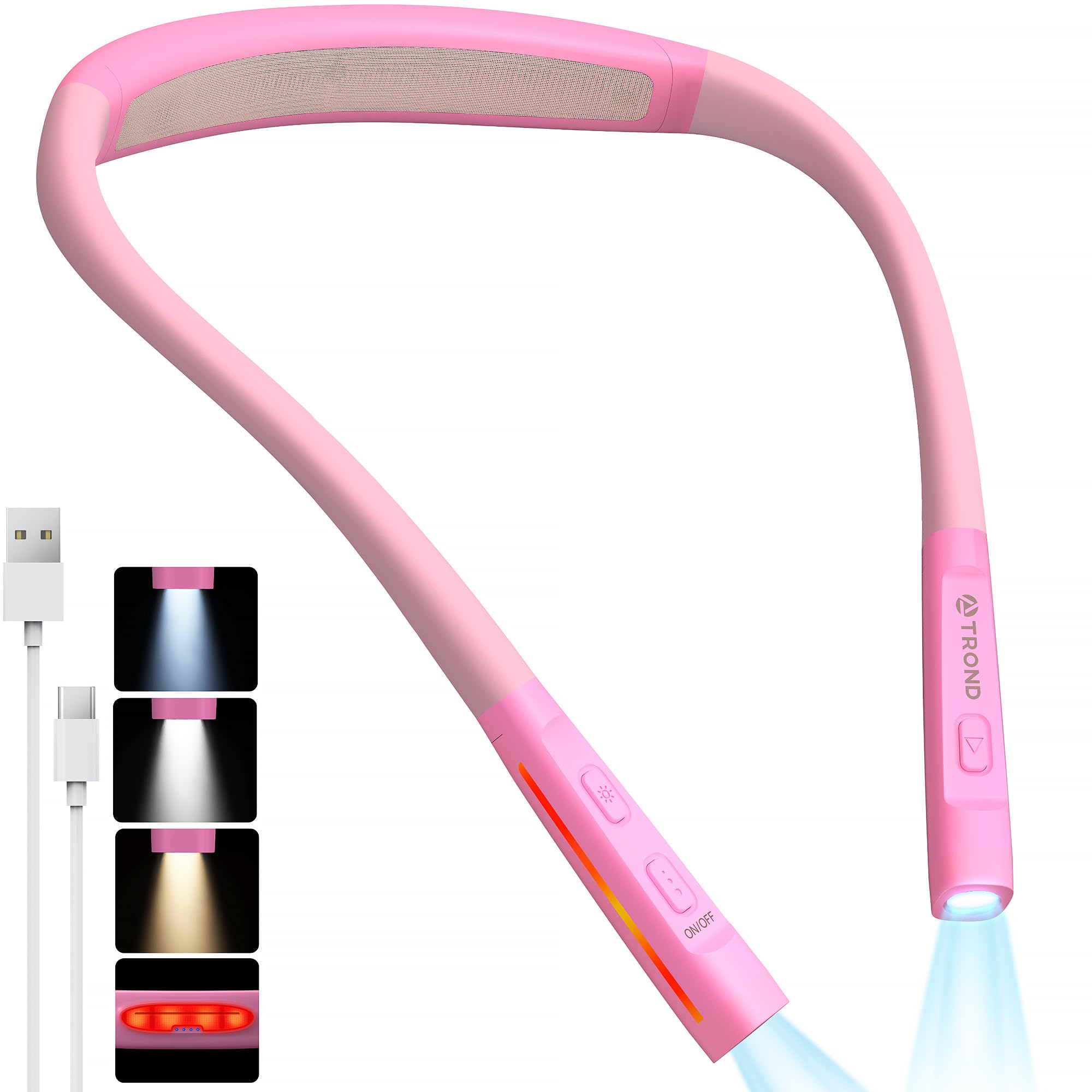 TROND LED Neck Reading Light ready for bedside setup and cozy reading
