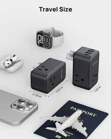 TROND compact black unit suitable for home, dorm, or hotel rooms.