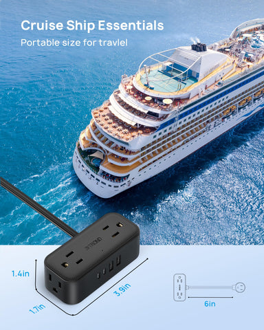 TROND compact travel-friendly size fits in luggage.