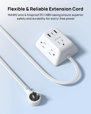 TROND wall-mount kit included for secure placement