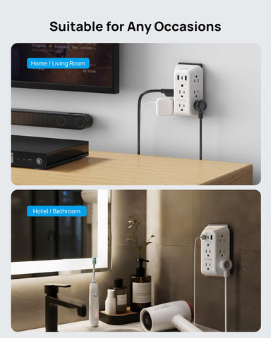 TROND wall-mount ready extender secured on the wall.