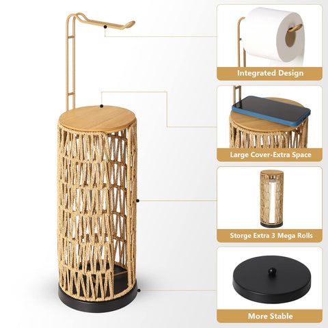 Trongee boho decor for compact spaces with extra rolls